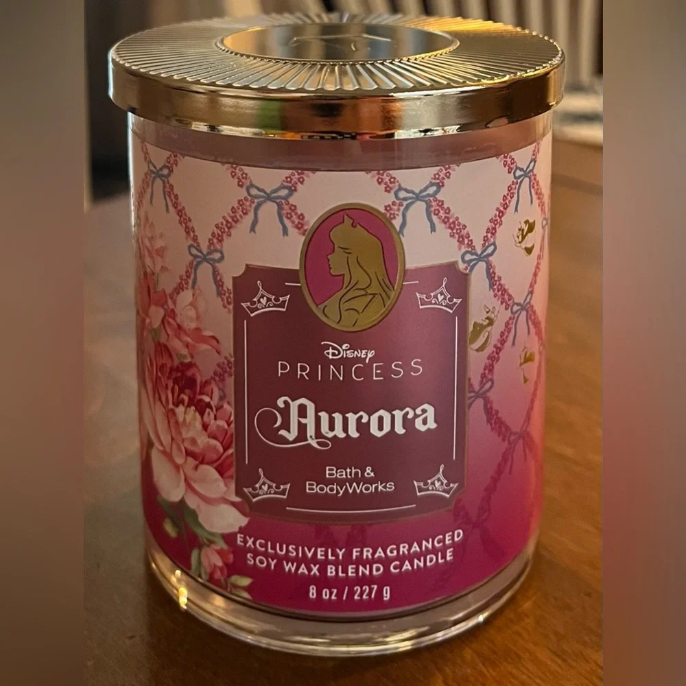 Disney Princess Aurora Bath & Body Works Candle 1 Wick 2026 New